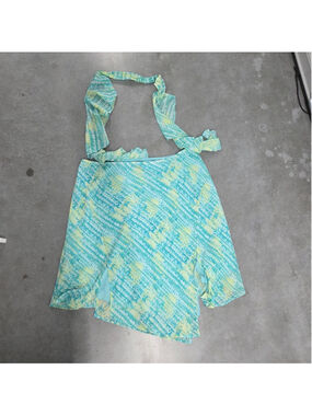 Lane Bryant Light Blue Skirt Spring Summer Festival Size 26
